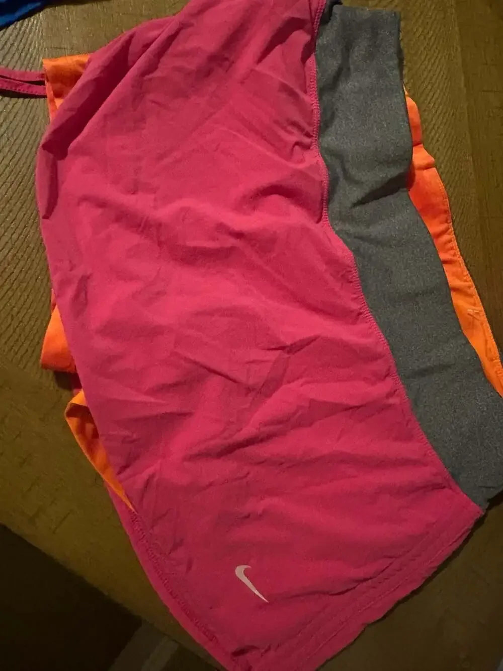 Nike Women's Dri-Fit Running skort Pink Orange  Medium